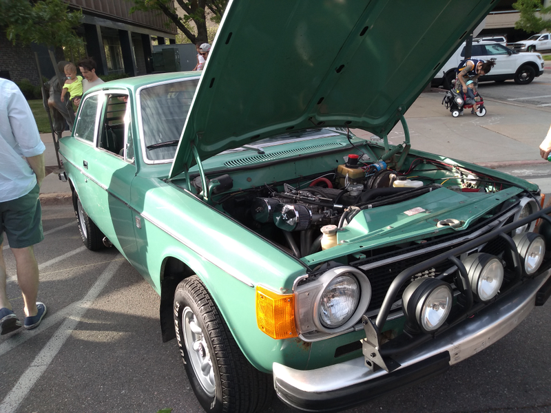 Found the lone Volvo, of course. This thing was no garage queen
